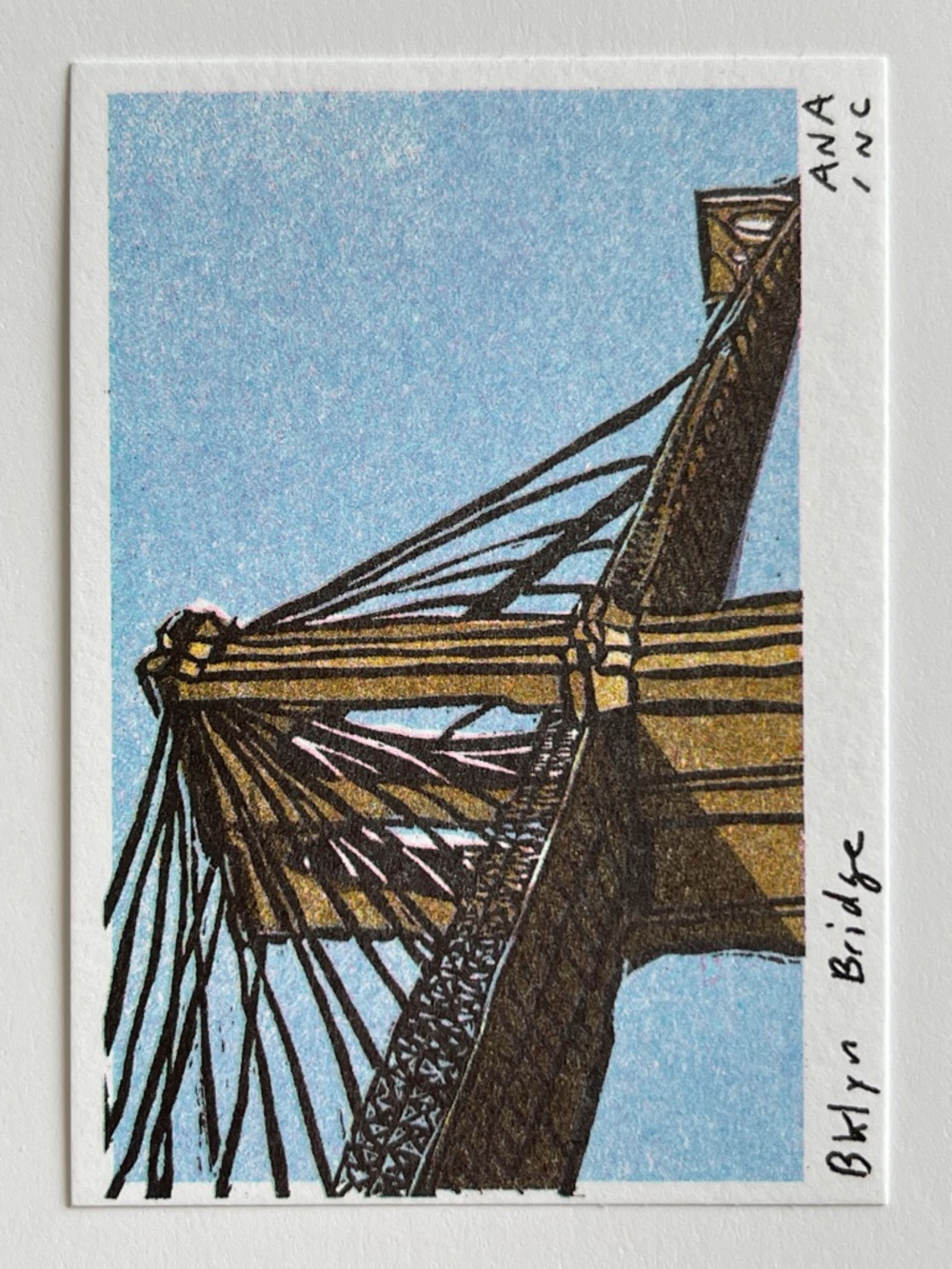 Anastasia Inciardi Bklyn Bridge Print